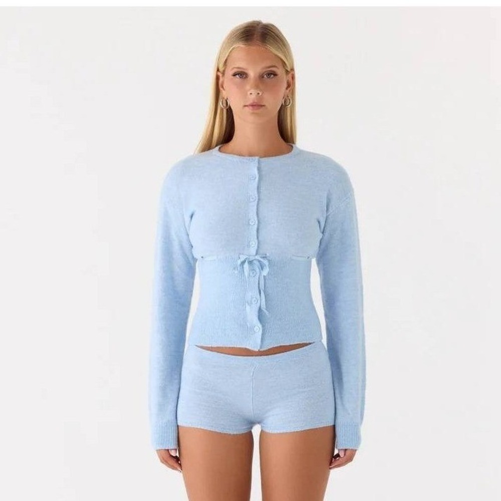 Peppermayo Evianna Cardigan In Blue Size S/M New With Tags
